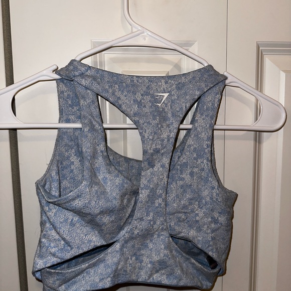 Xs light blue GymShark Sports Bra - Picture 2 of 3